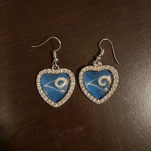 LA RAMS earrings 💛💙
